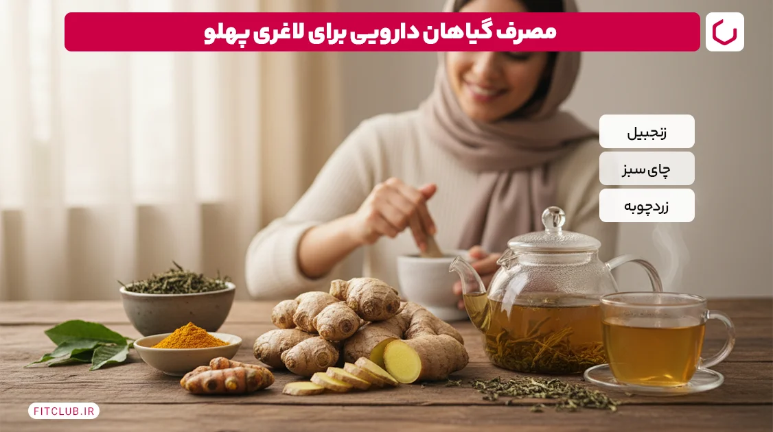 مصرف گیاهان دارویی برای لاغری پهلو | فیت کلاب