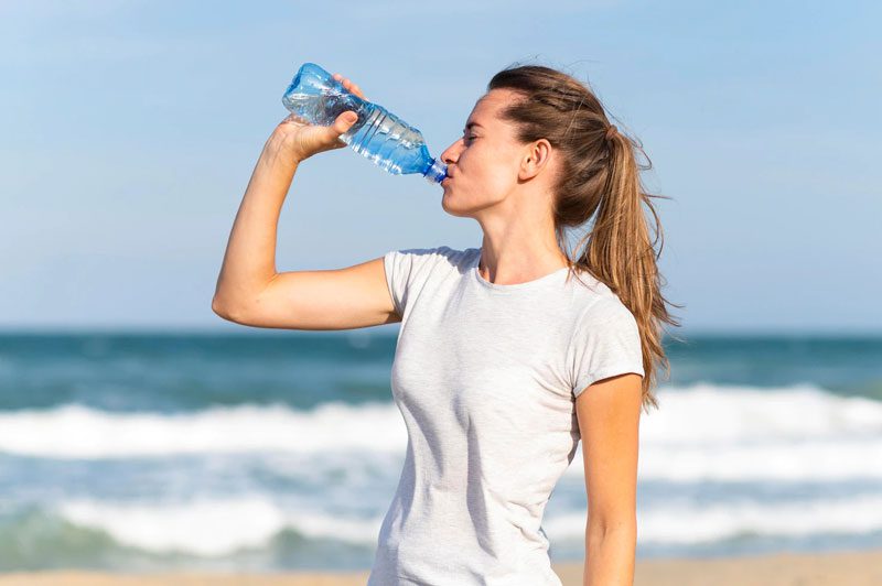 ریکاوری بدن با نوشیدن آب