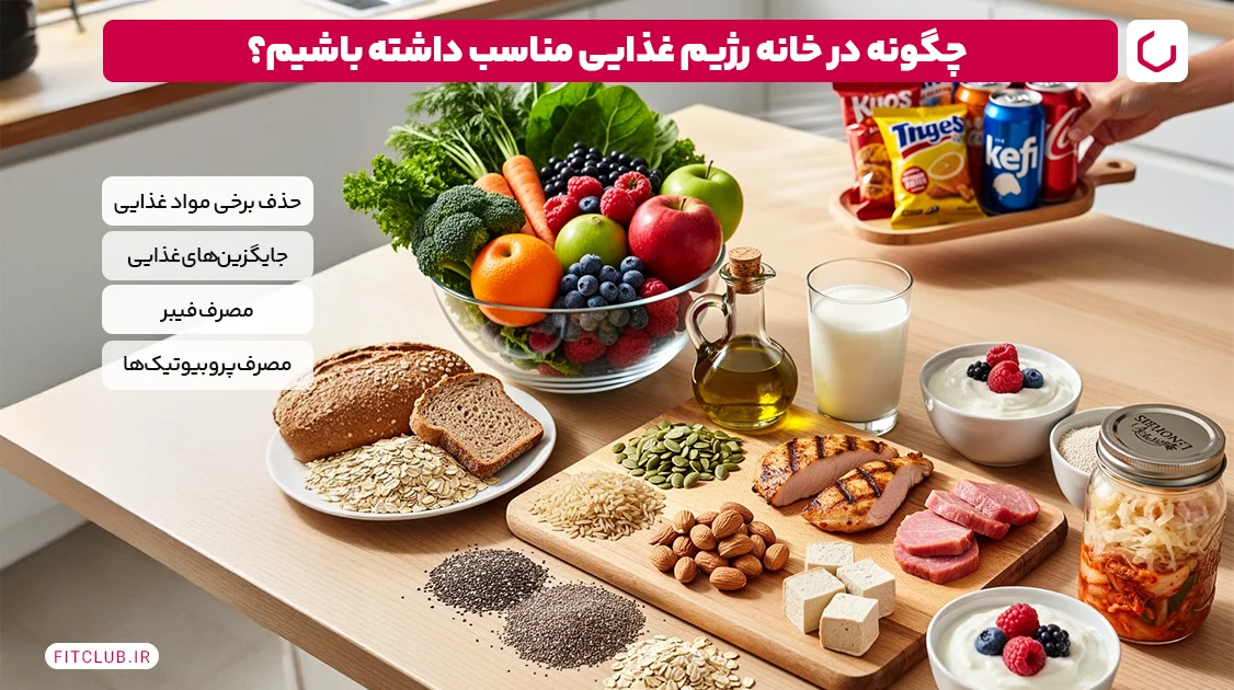 رژیم غذایی برای لاغری در خانه| چگونه در خانه رژیم غذایی مناسب داشته باشیم؟ | فیت کلاب