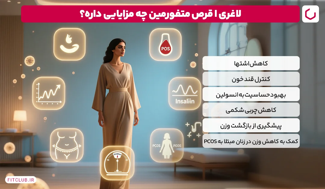 مزایای قرص متفورمین برای لاغری | فیت کلاب