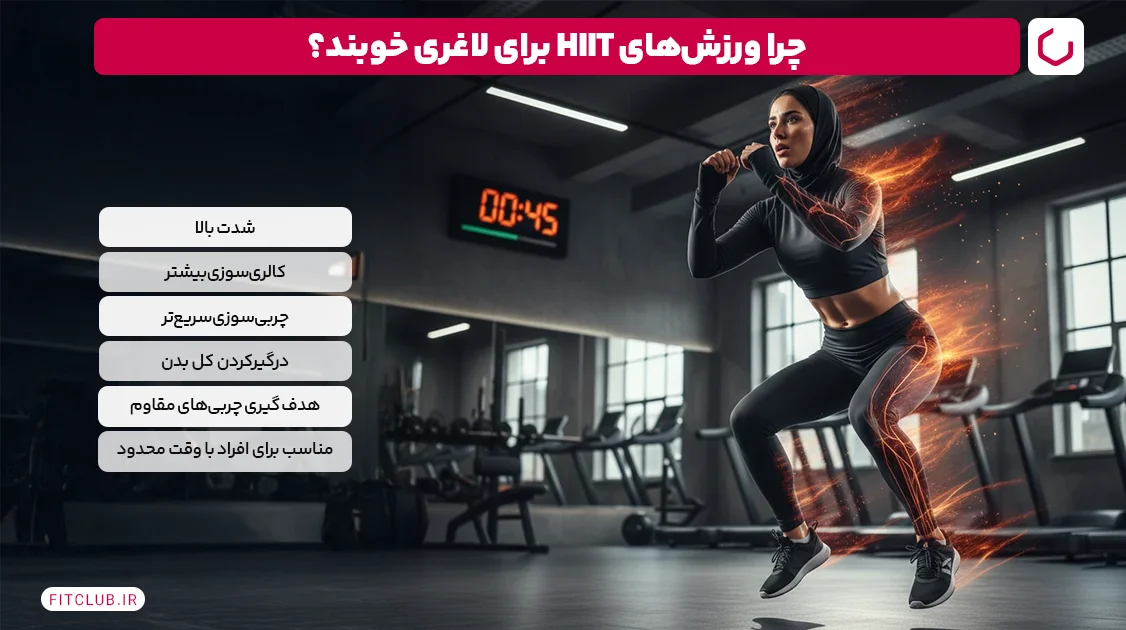 چه ورزش هایی برای لاغری خوب است؟ تمرینات HIIT | فیت کلاب