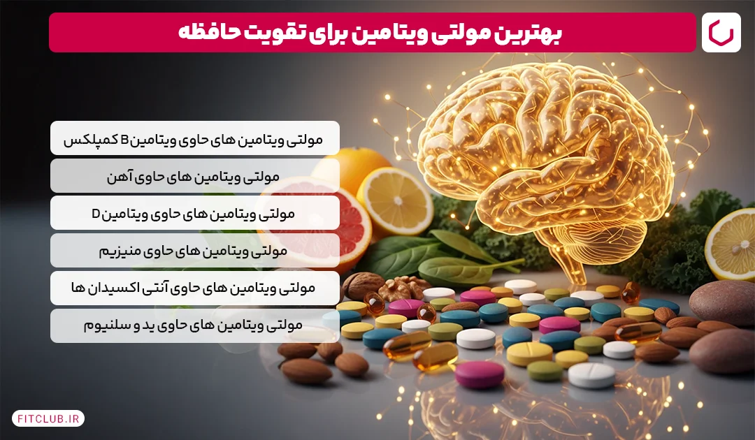 بهترین مولتی ویتامین برای تقویت حافظه | فیت کلاب