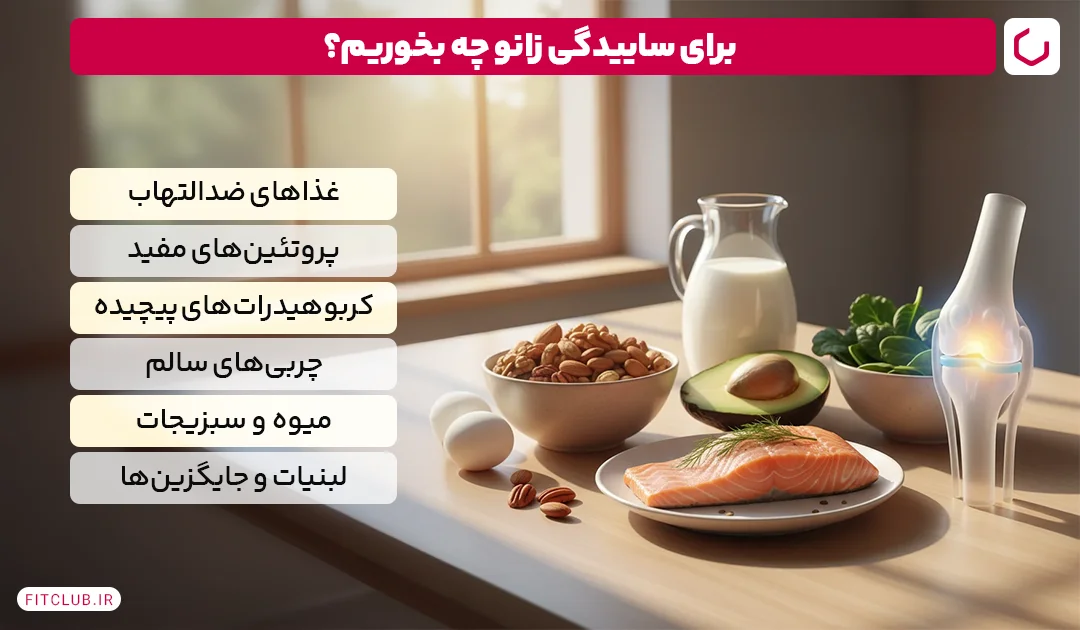 رژیم غذایی مناسب برای درمان ساییدگی زانو، برای ساییدگی زانو چه بخوریم؟ | فیت کلاب