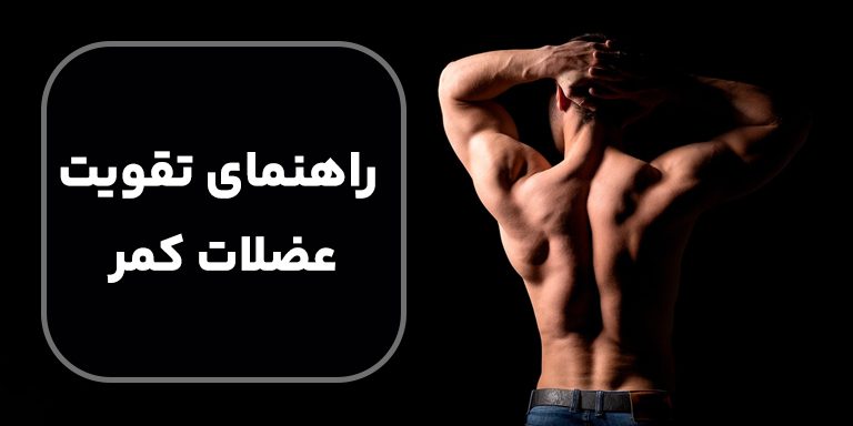 تمرینات پشت برای تقویت کمر و افزایش استقامت