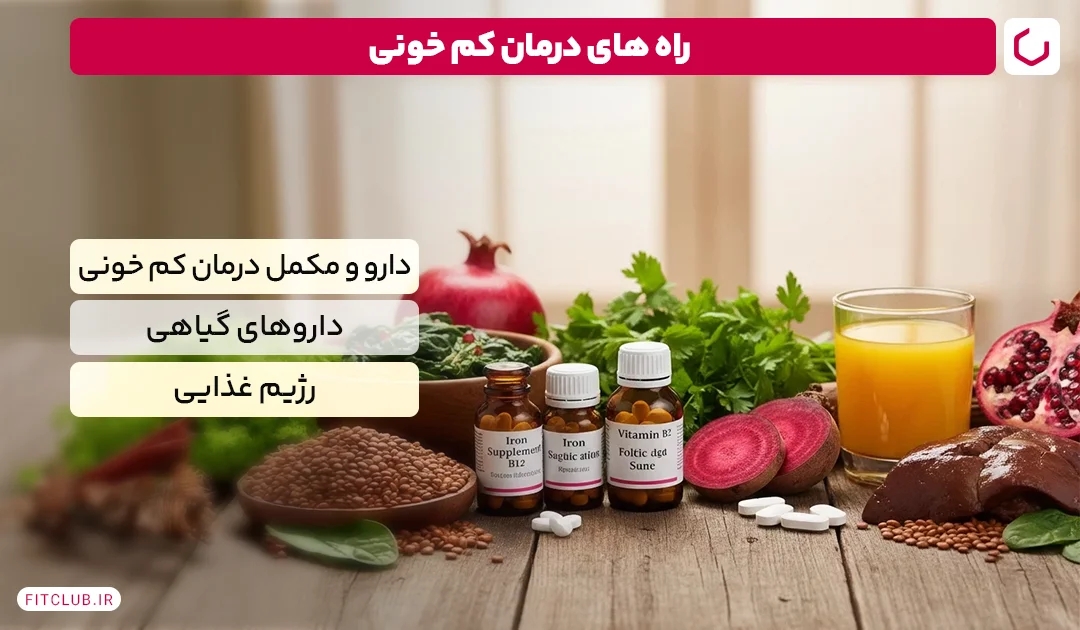 راه های درمان کم خونی | فیت کلاب