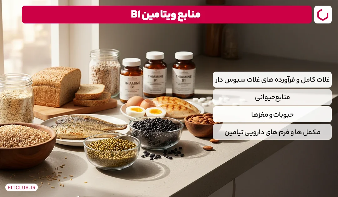 منابع ویتامین B1 | فیت کلاب