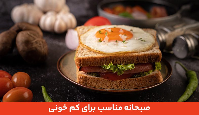 صبحانه مناسب برای کم خونی