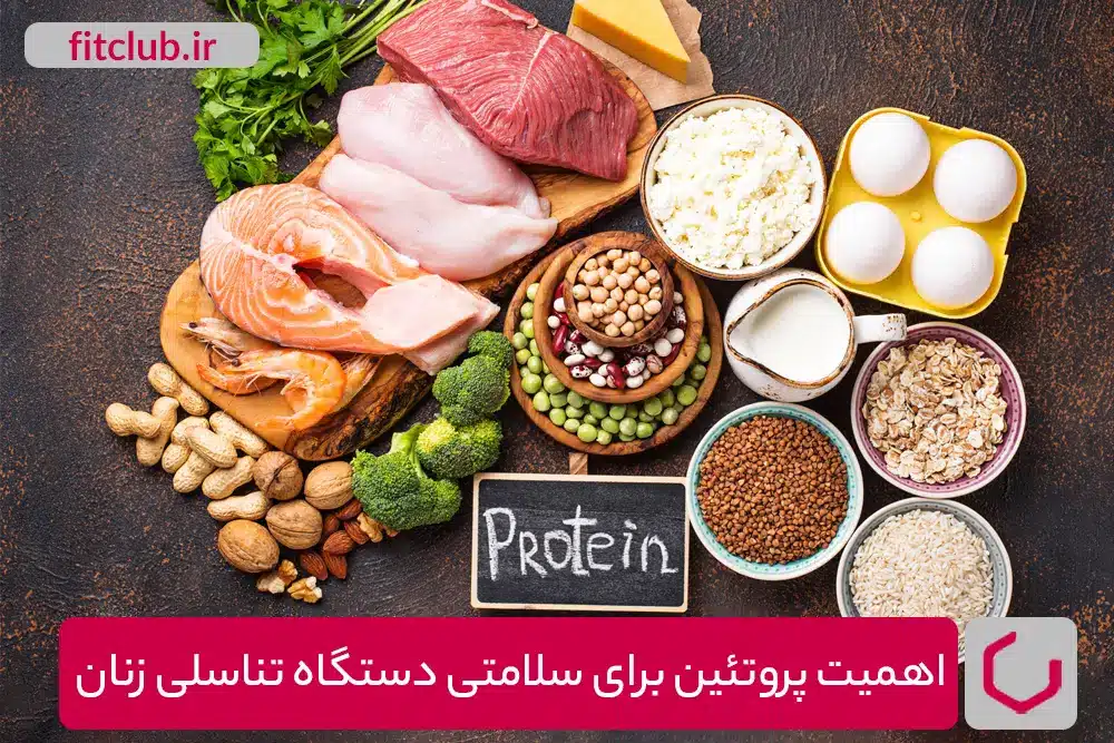 مصرف مواد غذایی حاوی پروتئین