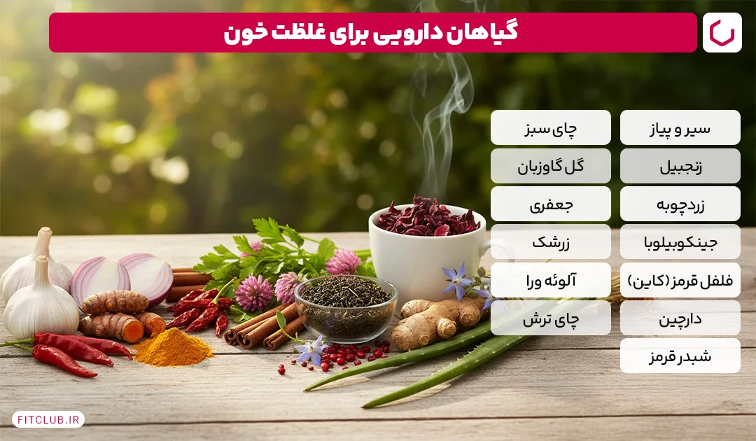 گیاهان دارویی برای غلظت خون | فیت کلاب