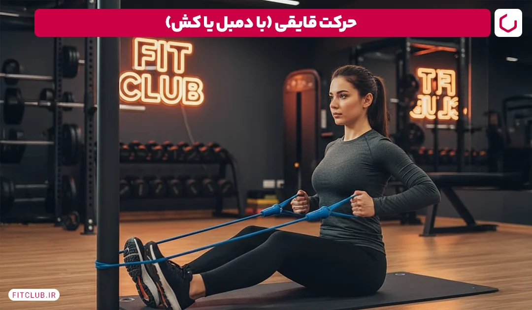 حرکت قایقی (Bent-Over Rows) | فیت کلاب