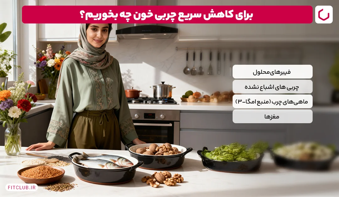 برای کاهش سریع چربی خون چه بخوریم؟ | فیت کلاب