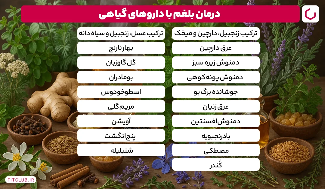 درمان بلغم با داروهای گیاهی | فیت کلاب