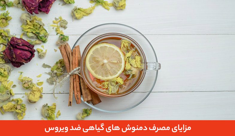 مزایای مصرف دمنوش های گیاهی ضد ویروس