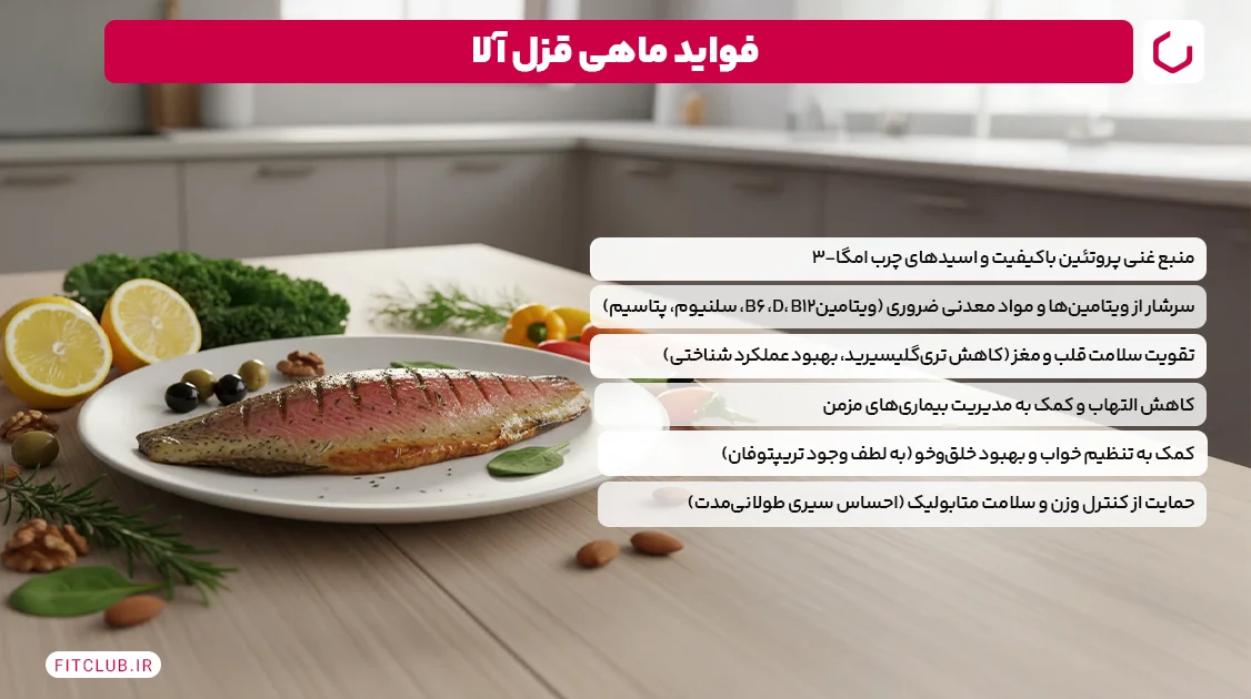 فواید ماهی قزل آلا | فیت کلاب