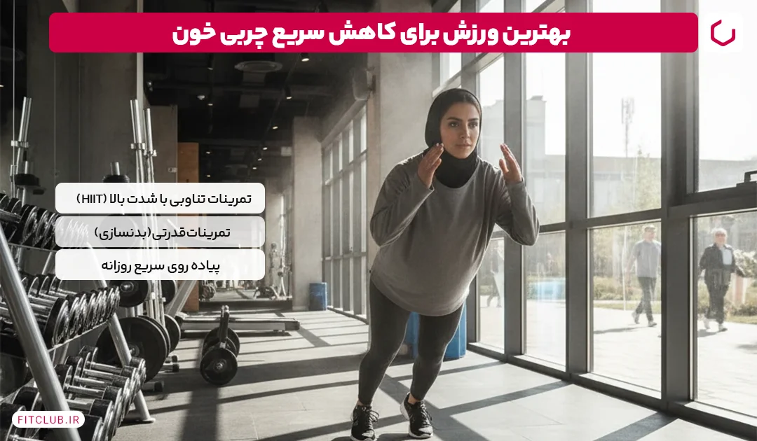بهترین ورزش برای کاهش سریع چربی خون | فیت کلاب