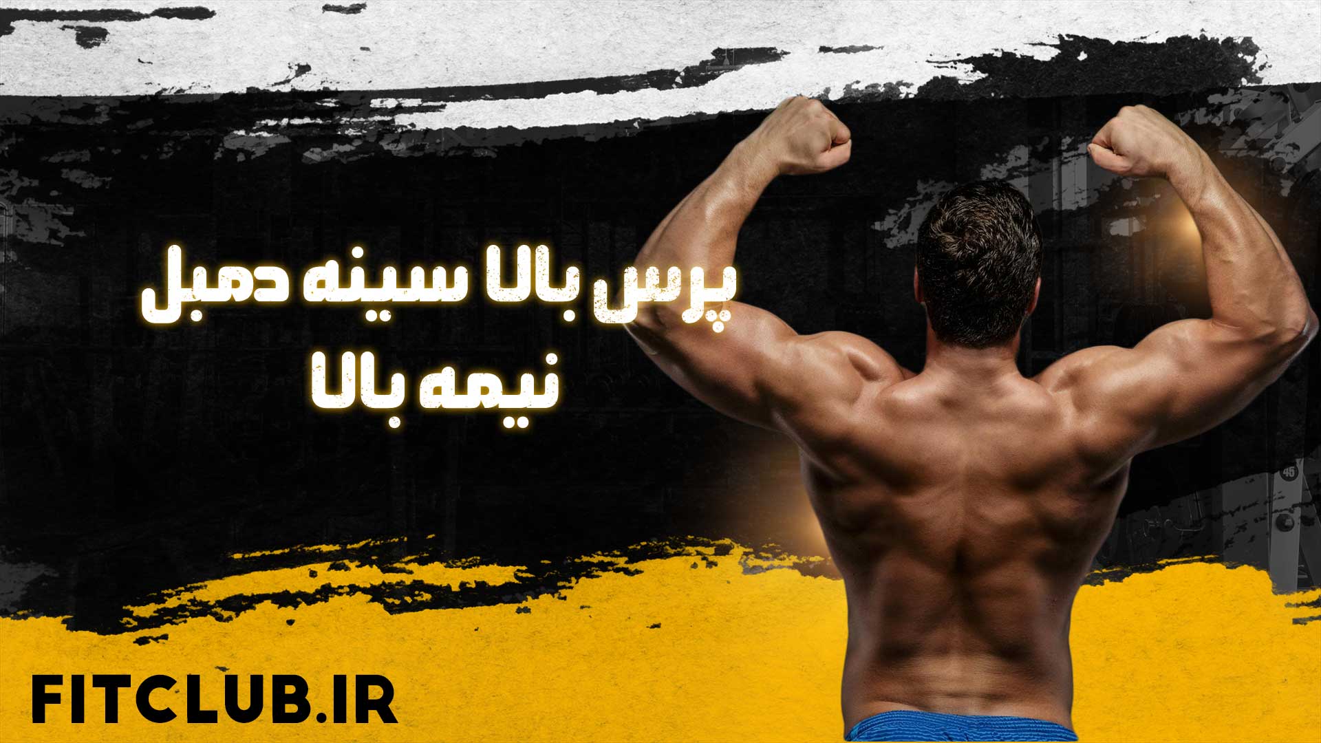 آموزش حرکت ورزشی پرس بالا سینه دمبل نیمه بالا