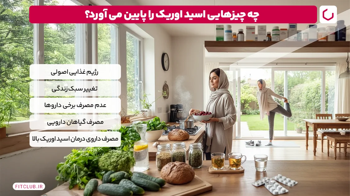 چه چیزهایی اسید اوریک را پایین می آورد؟ | فیت کلاب