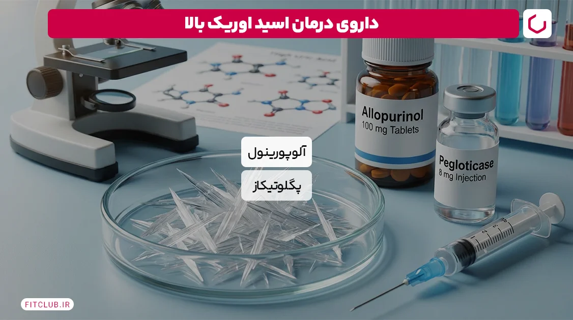 داروی درمان اسید اوریک بالا | فیت کلاب