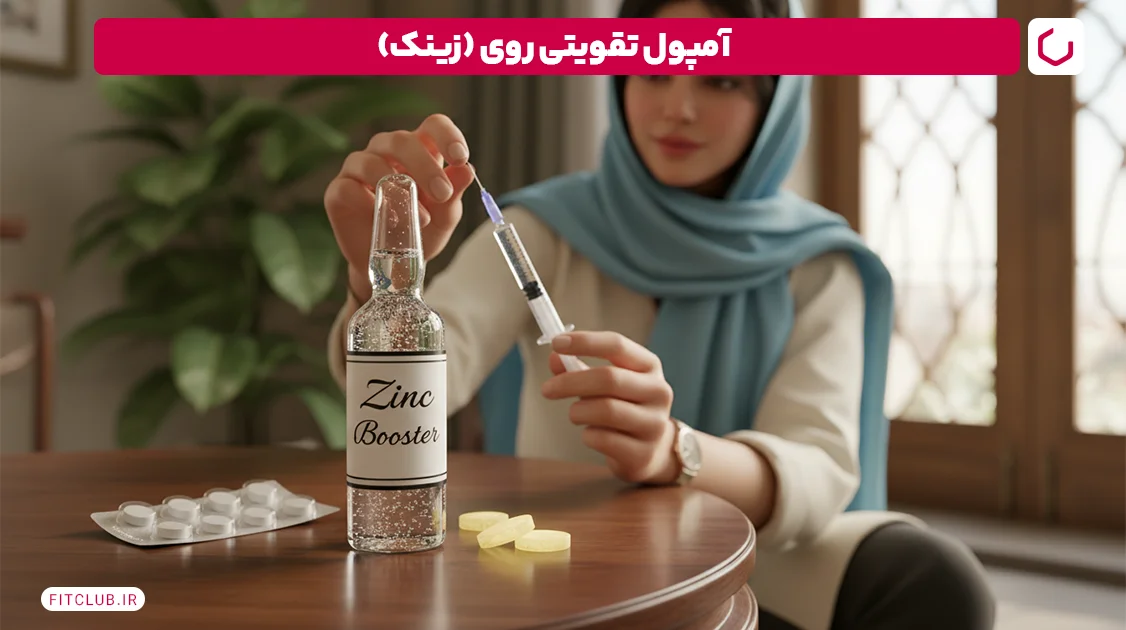 آمپول تقویتی روی (زینک) | فیت کلاب