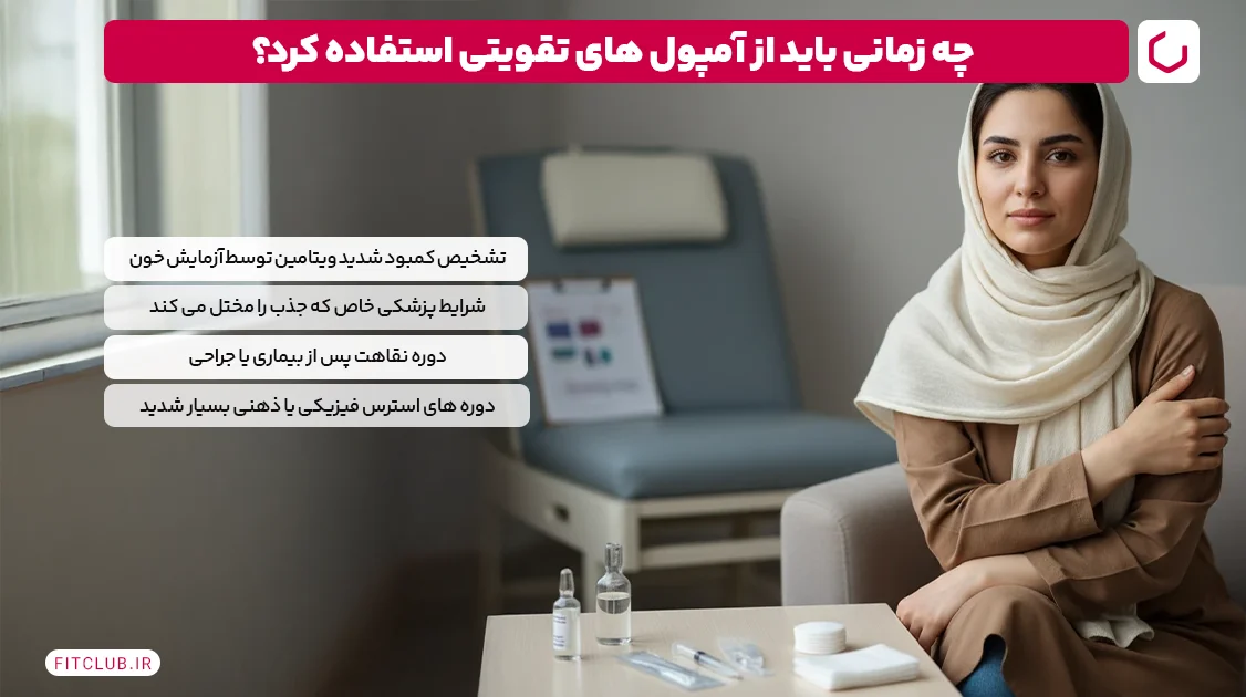 چه زمانی باید از آمپول های تقویتی استفاده کرد؟ | فیت کلاب