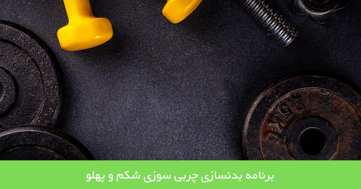 برنامه بدنسازی چربی سوزی شکم و پهلو