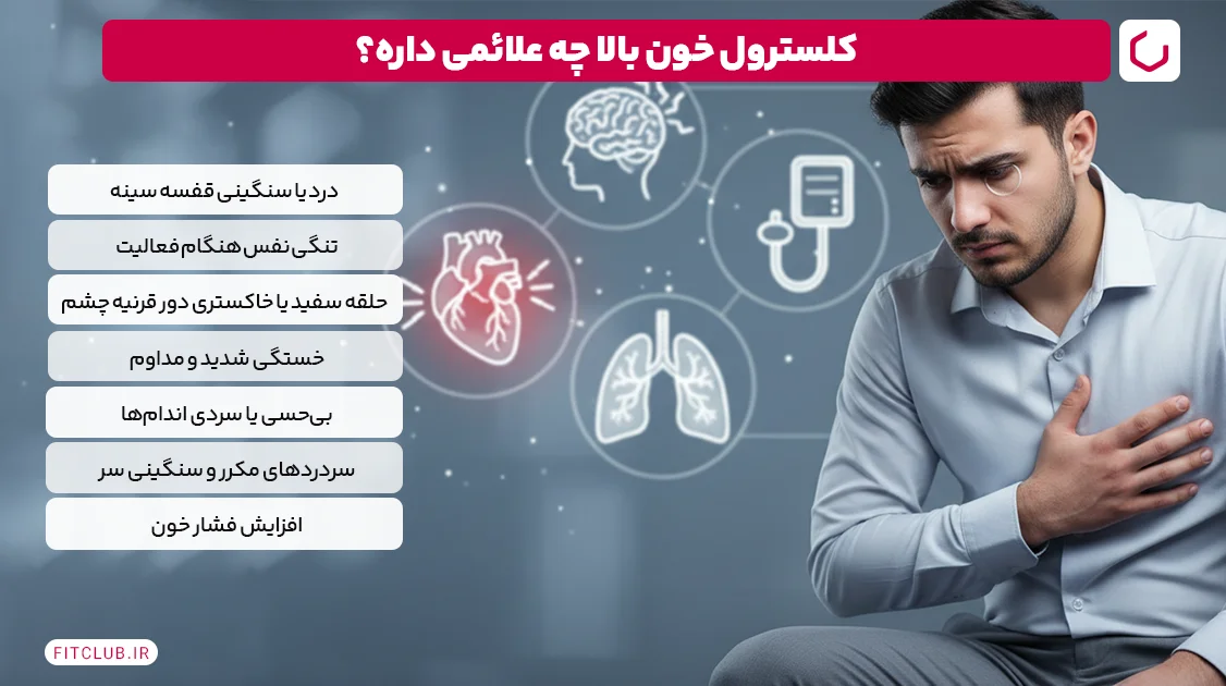 علائم کلسترول خون بالا چیست؟ | فیت کلاب