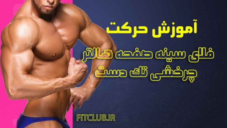 فلای-سینه-صفحه-هالتر-چرخشی-تک-دست