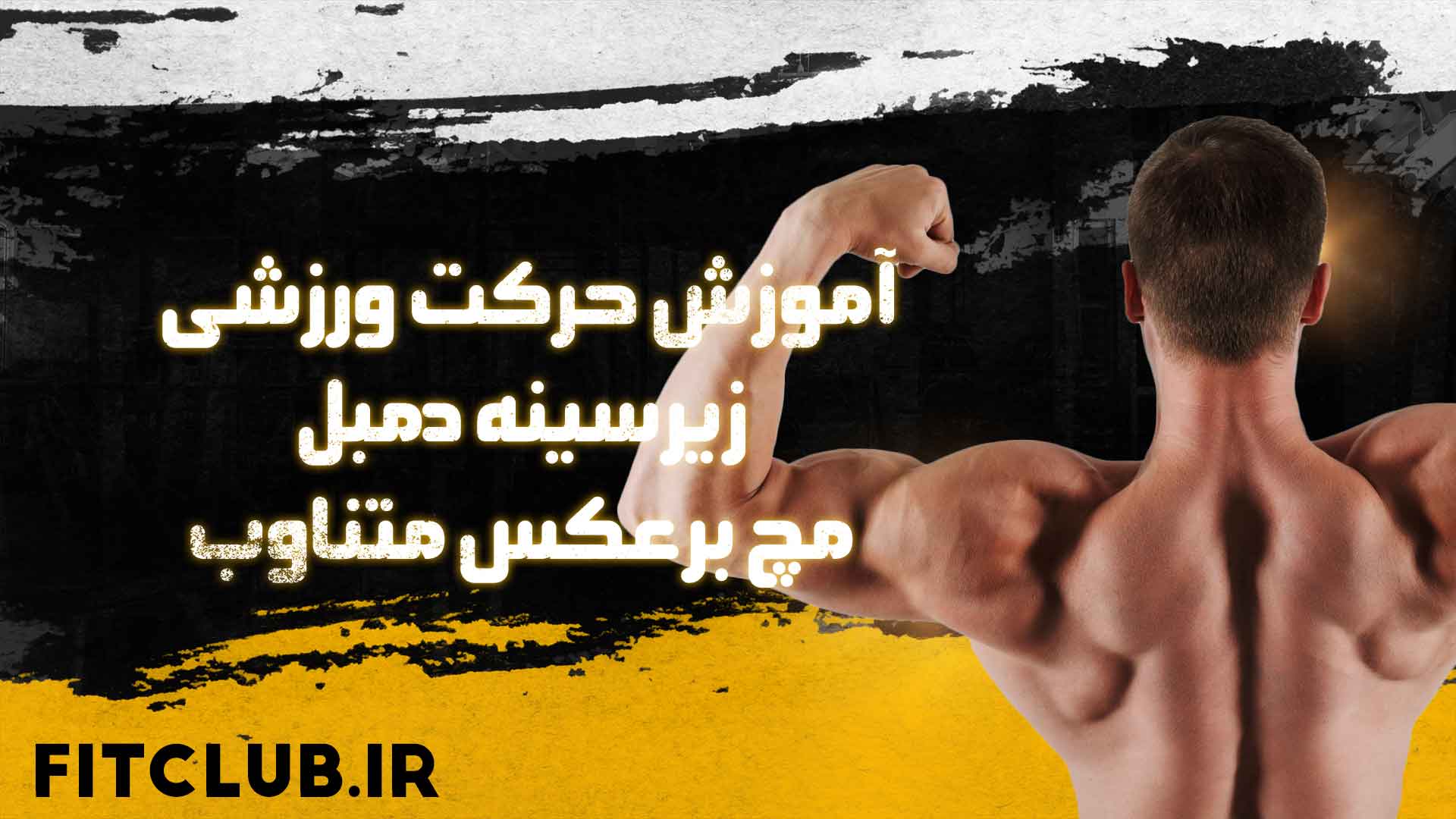 آموزش حرکت ورزشی زیرسینه دمبل مچ برعکس متناوب