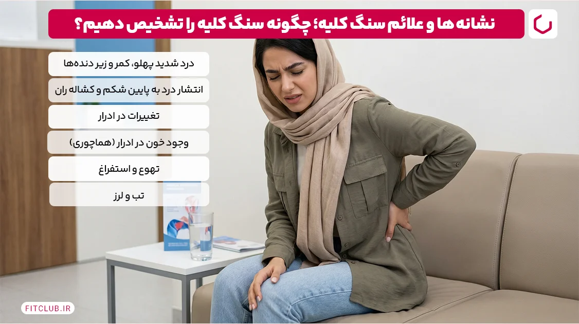 نشانه ها و علائم سنگ کلیه؛ چگونه سنگ کلیه را تشخیص دهیم؟ | فیت کلاب