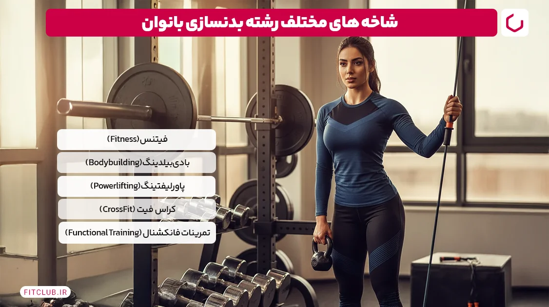 شاخه های مختلف رشته بدنسازی بانوان؛ کدام سبک برای شما مناسب است؟ | فیت کلاب