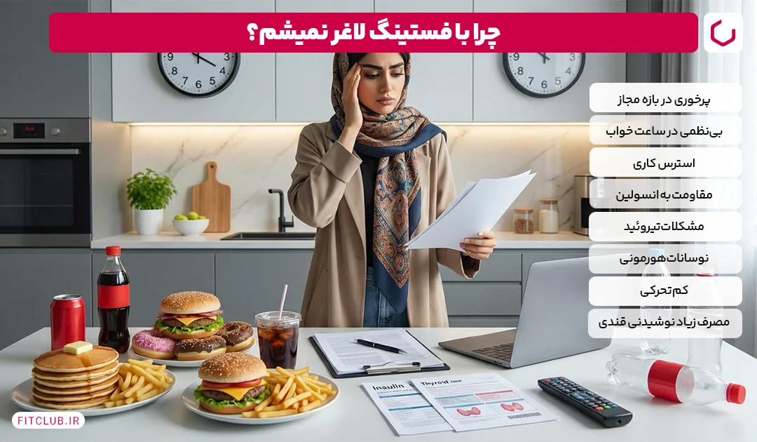 چرا با فستینگ لاغر نمی‌شوم؟ | فیت کلاب